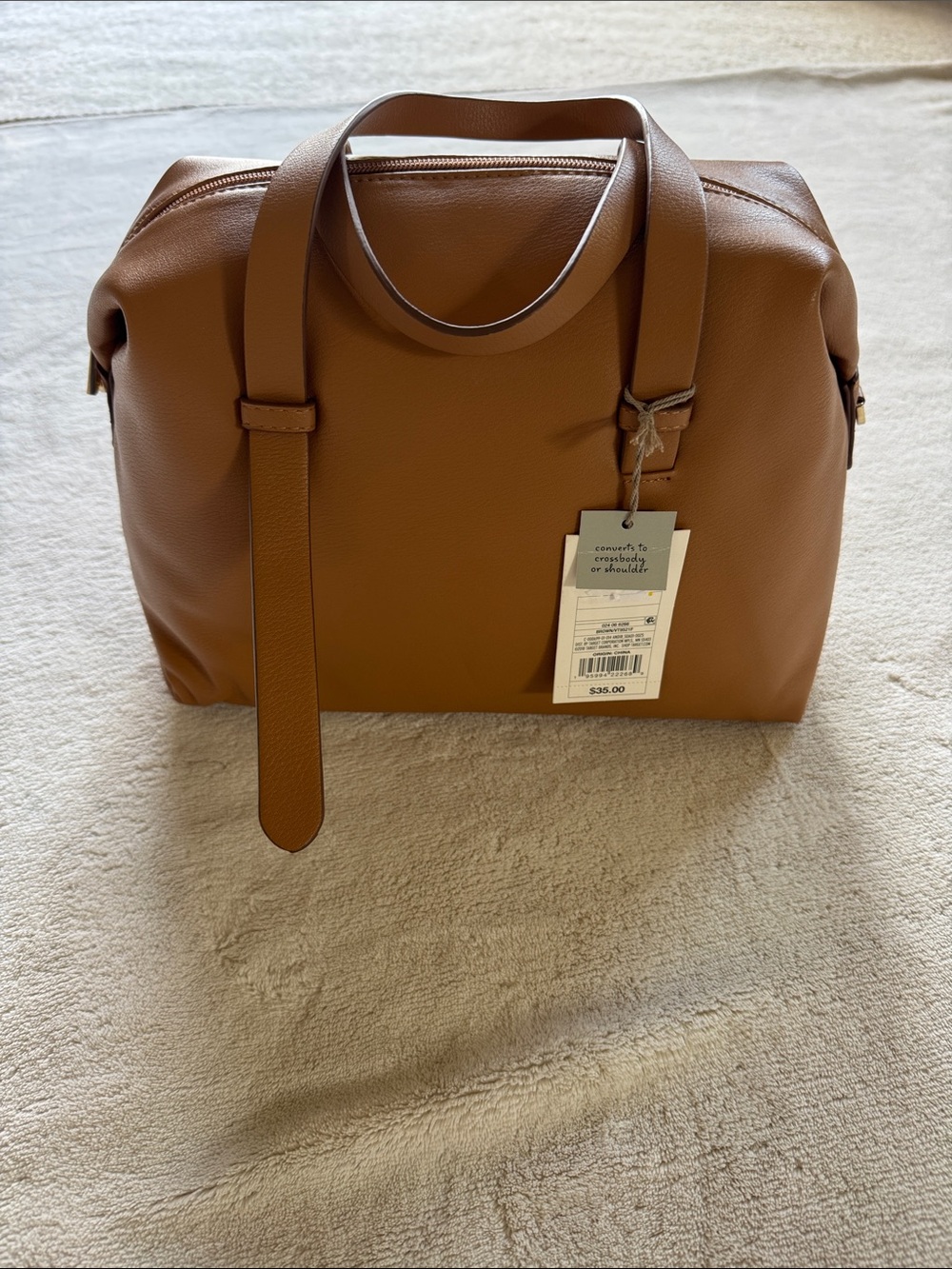 A New Day Tan Tote Bag - Classic Carryall